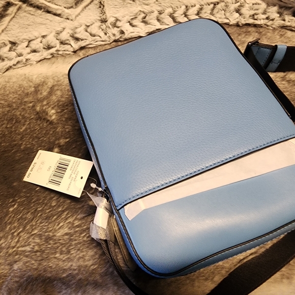 Michael Kors Men Cooper Crossbody Flight Bag Navy Multi Nwt - Picture 3 of 5